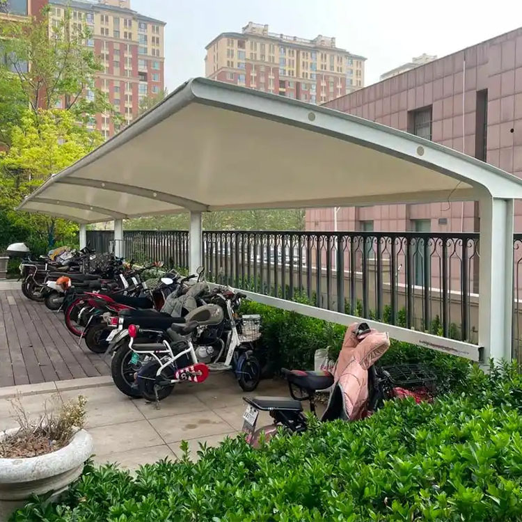 澄江市膜结构电动车棚